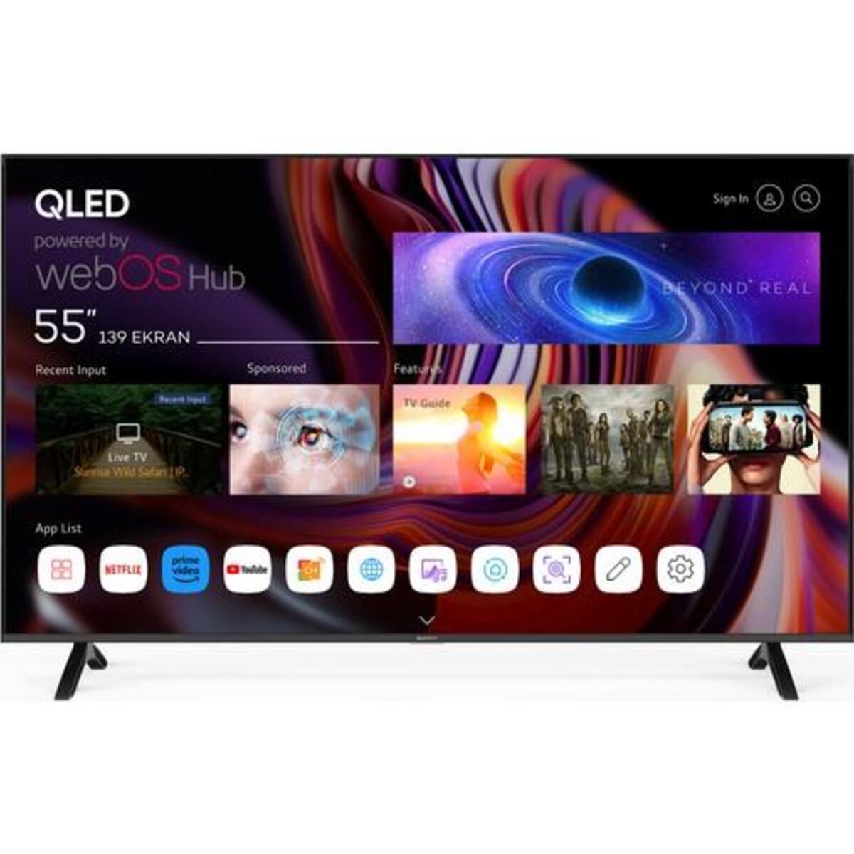 Sunny Led Tv 55" SN55QMN252 QLed 4K UHD WebOS