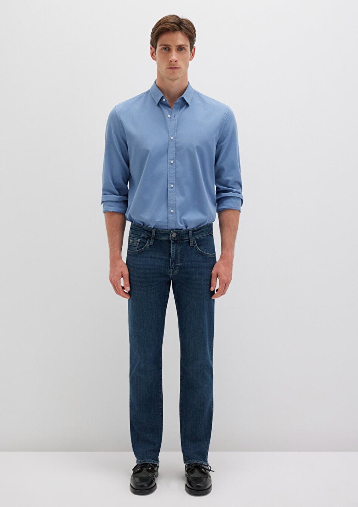 Mavi Pantolon Martin Deep Brushed M0037885202 Koyu Mavi
