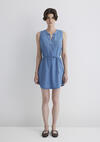 Mavi Elbise Suzy M130317-89756 Açık Mavi S