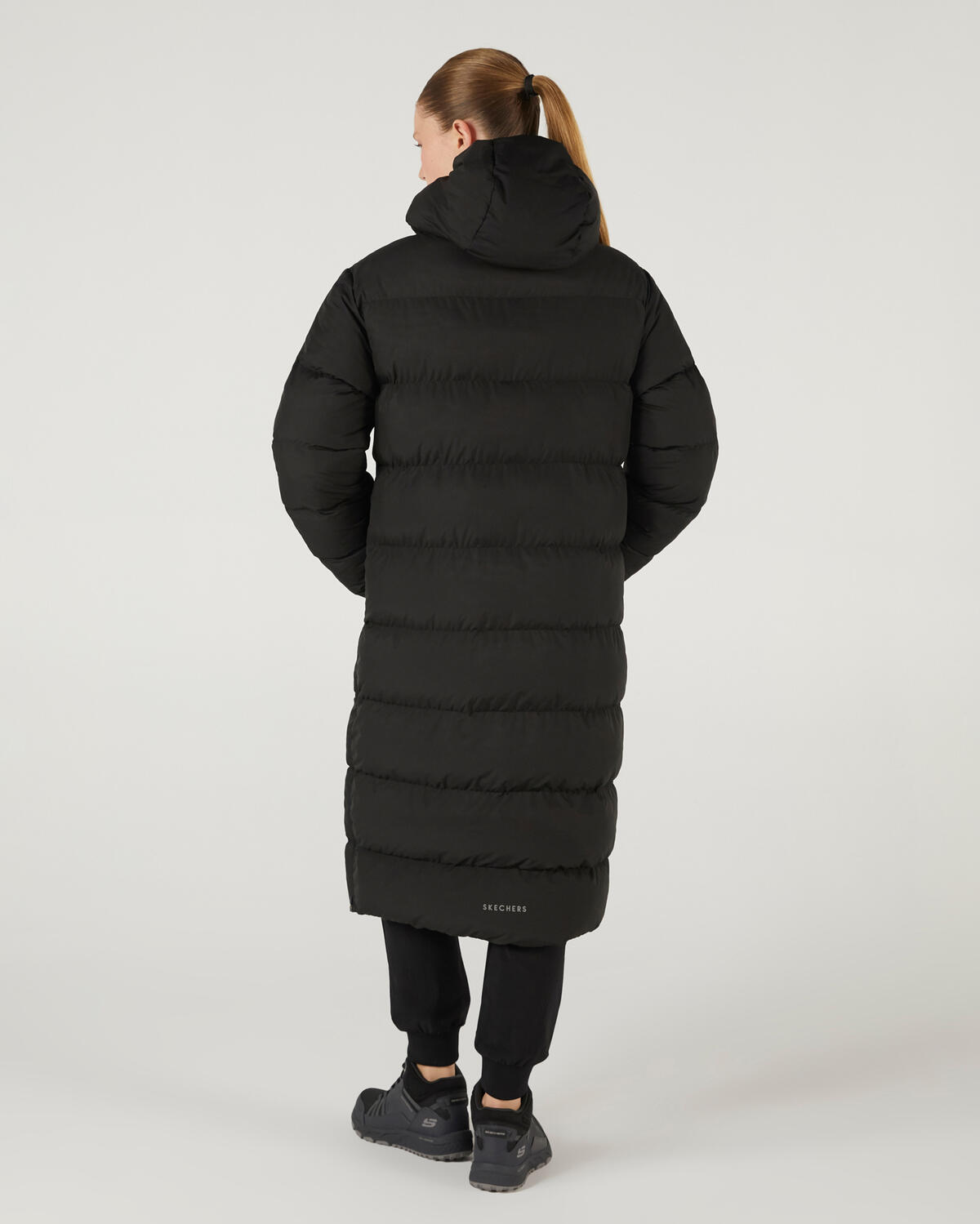 Skechers W Outerwear Puffer Jacket S242132-001 Siyah