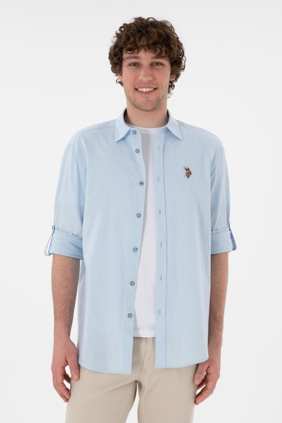 U.S Polo Assn. Gömlek 2082527 G081SZ004 Açık Mavi