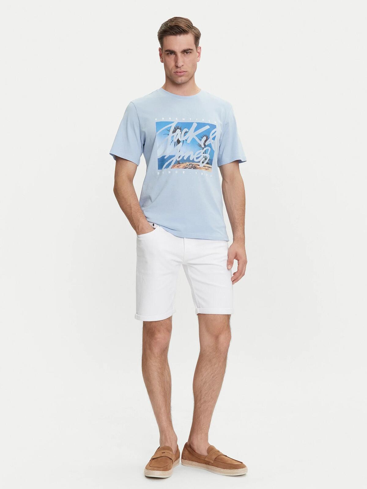 Jack&Jones Tişört 12268438 Mavi