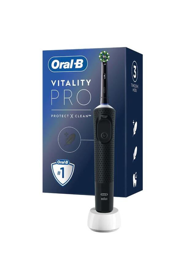 Oral-B Şarjlı Diş Fırçası Vitality Pro 1Ct Siyah D103