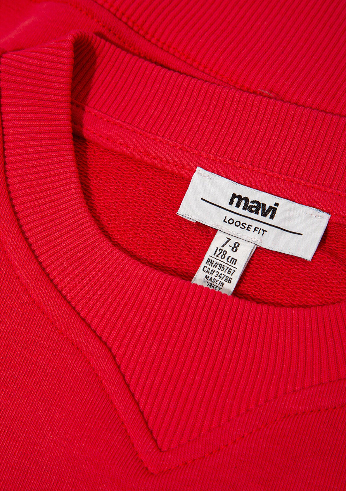 Mavi Sweatshirt Kız Çocuk M7S10131-84538 Kırmızı