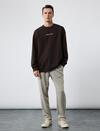 Koton Sweatshirt 6WAM70035MK Kahverengi