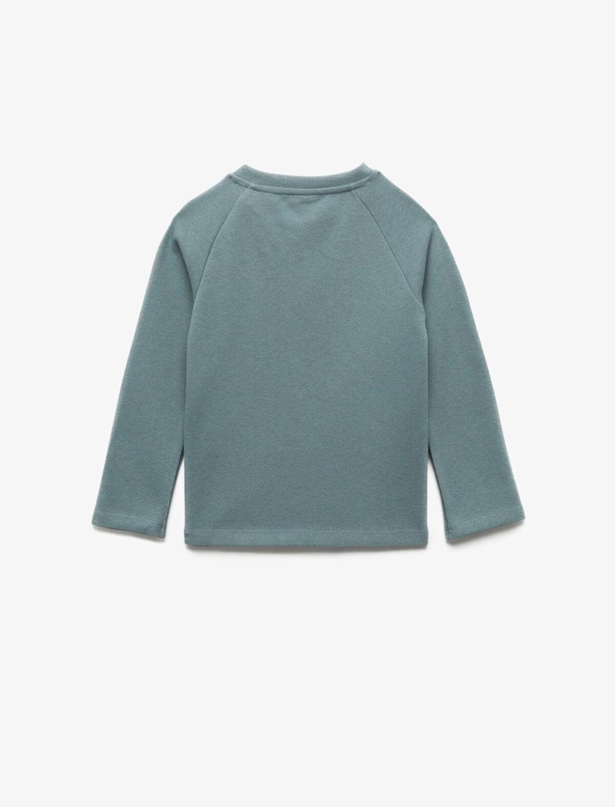 Koton Sweatshirt Erkek Bebek 6WMB10074TK Mavi
