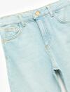 Koton Pantolon Kız Çocuk 6WKG40023AD Light İndigo
