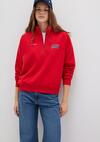 Mavi Sweatshirt M1S10373-90742 Kırmızı