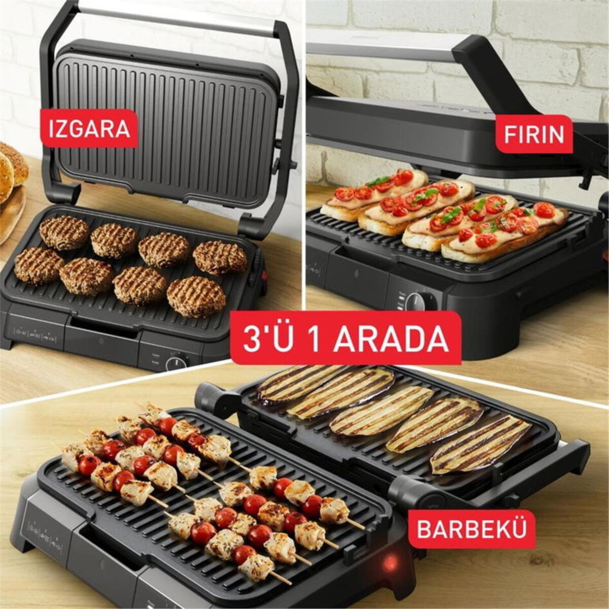 Tefal Tost Makinesi Super Grill 3İn1 XL 1510002834