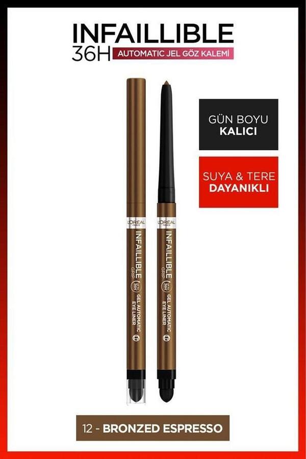 Loreal Paris Eyeliner İnfaillible Gel Auto No:12