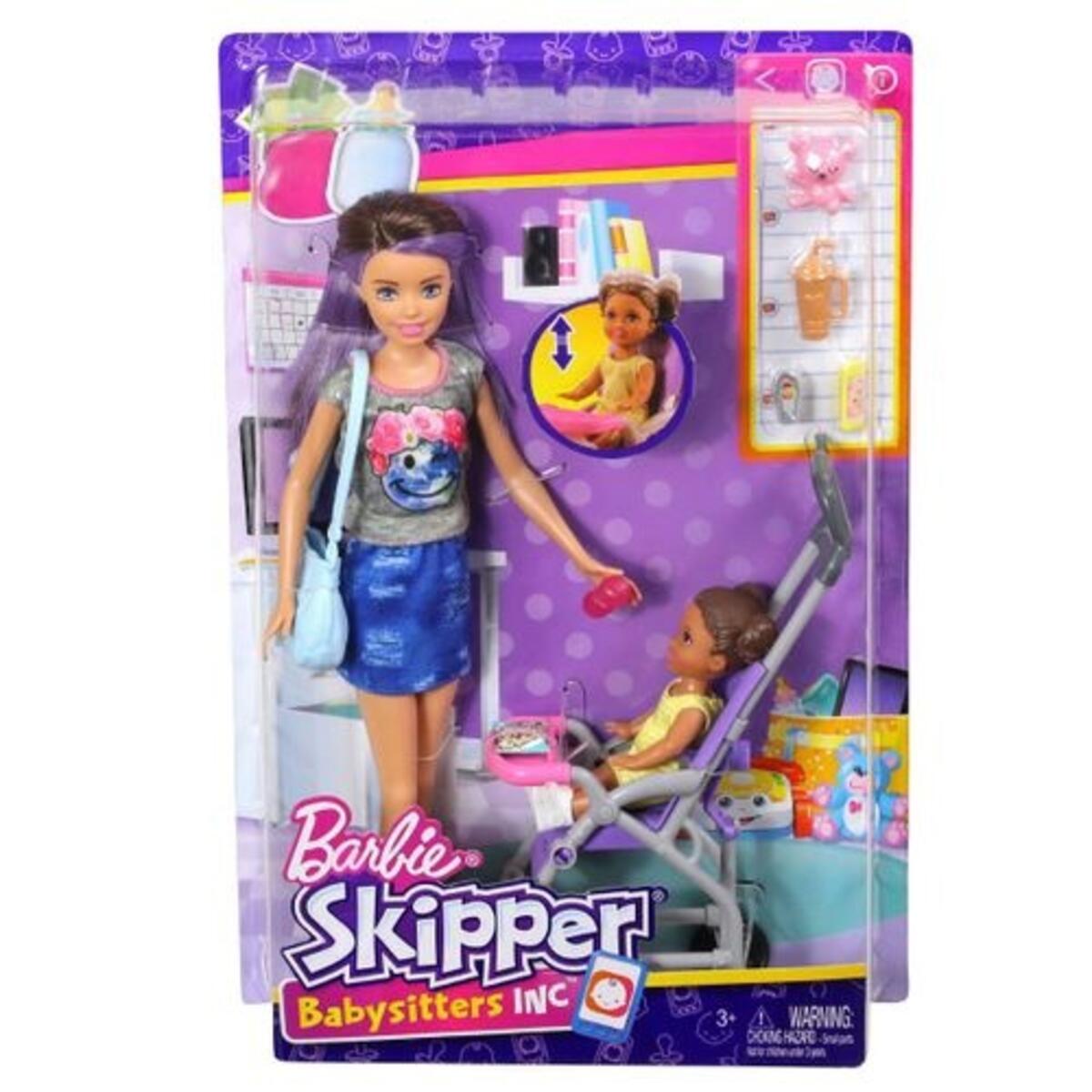 Barbie Bebek Bakıcısı Bebeği ve Aks. Oyun Setleri MTL-FHY97