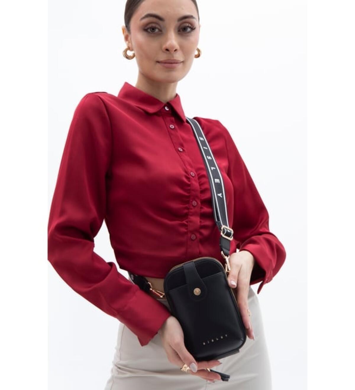 Sisley Kadın Çapraz Çanta SLY_209 Siyah