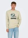 Only&Sons Sweatshirt 22031838 Krem