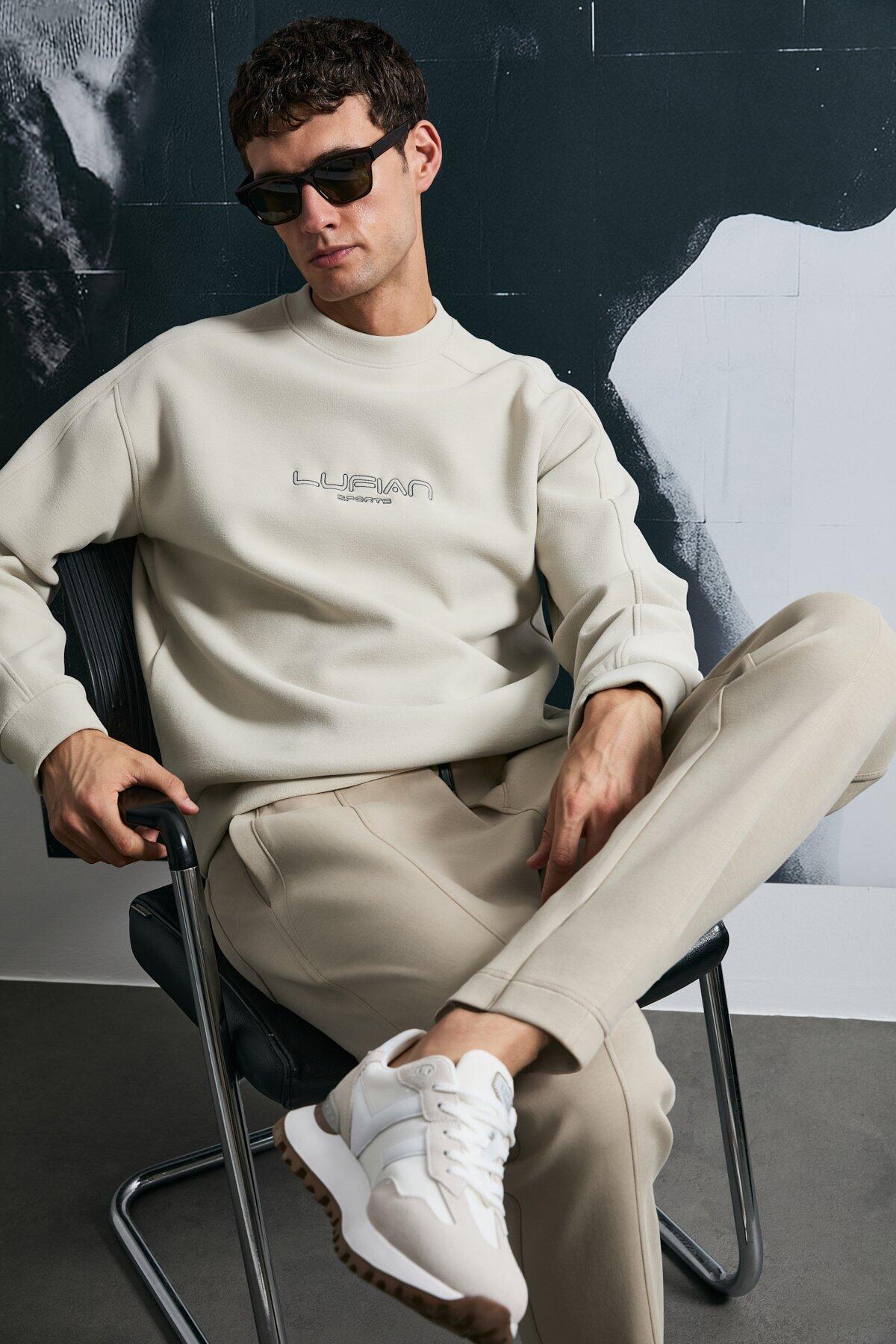 Lufıan Erkek Sweatshirt Dark 112030182 Ekru