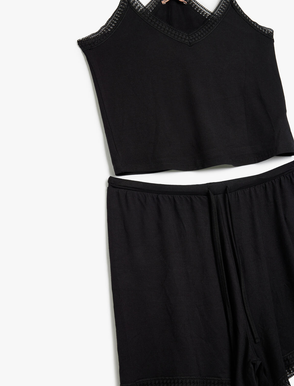 Koton Pijama Takımı 5SLK40029MK Siyah