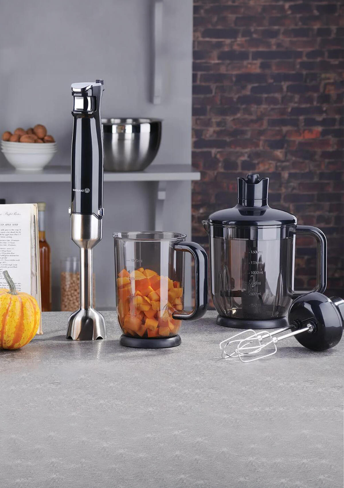 Korkmaz Blender Set Performix Mega A449 Siyah