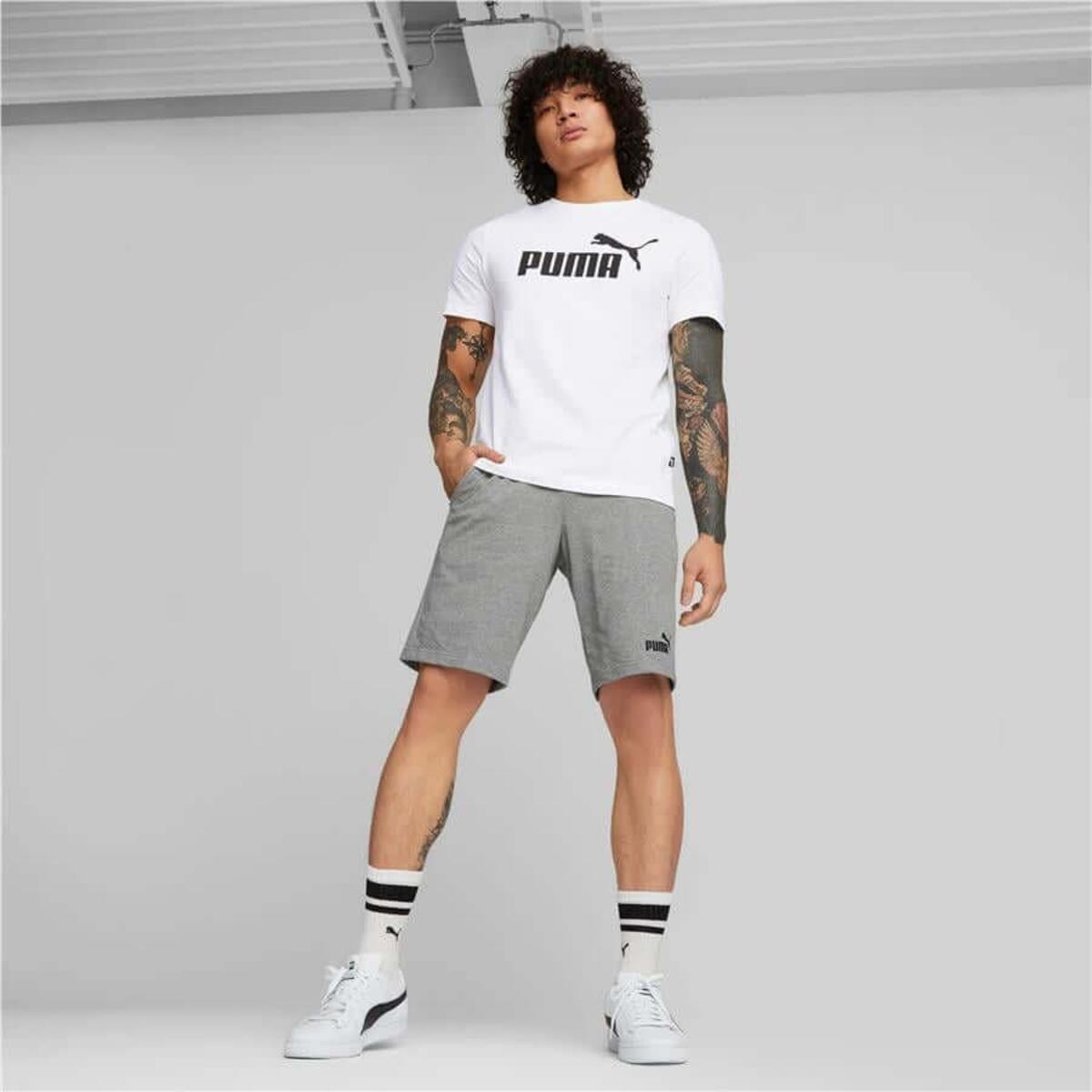 Puma Ess Logo Tee 586666_02 Beyaz