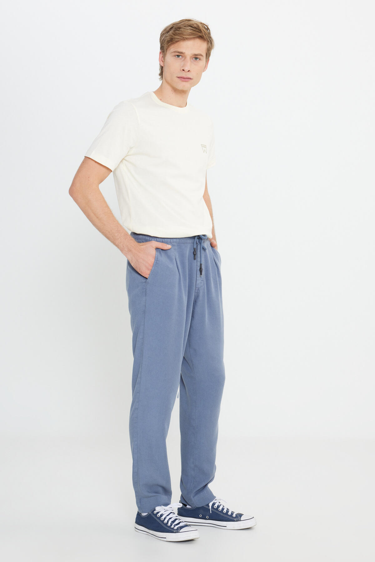 Wrangler Pantolon Chino W221266TF İndigo