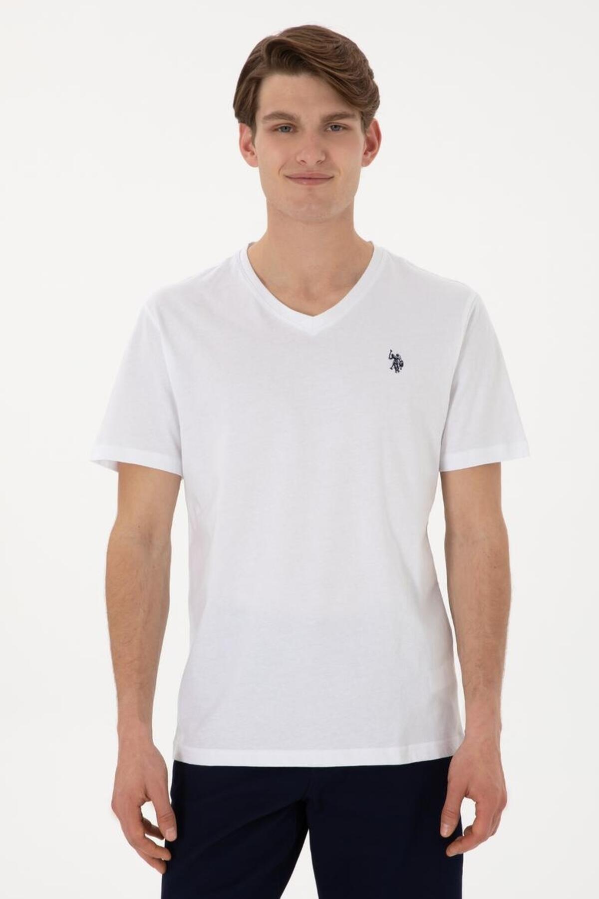 U.S Polo Assn. Tişört 2084594 G081GL011 Beyaz