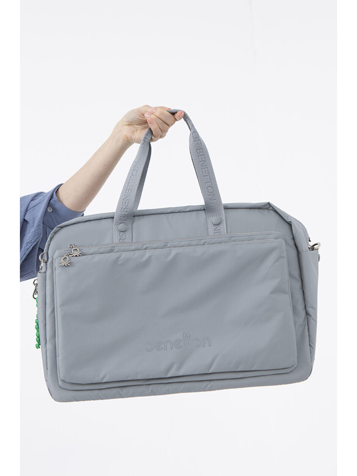 United Colors Of Benetton Seyahat Çantası BNT_1466 Gri