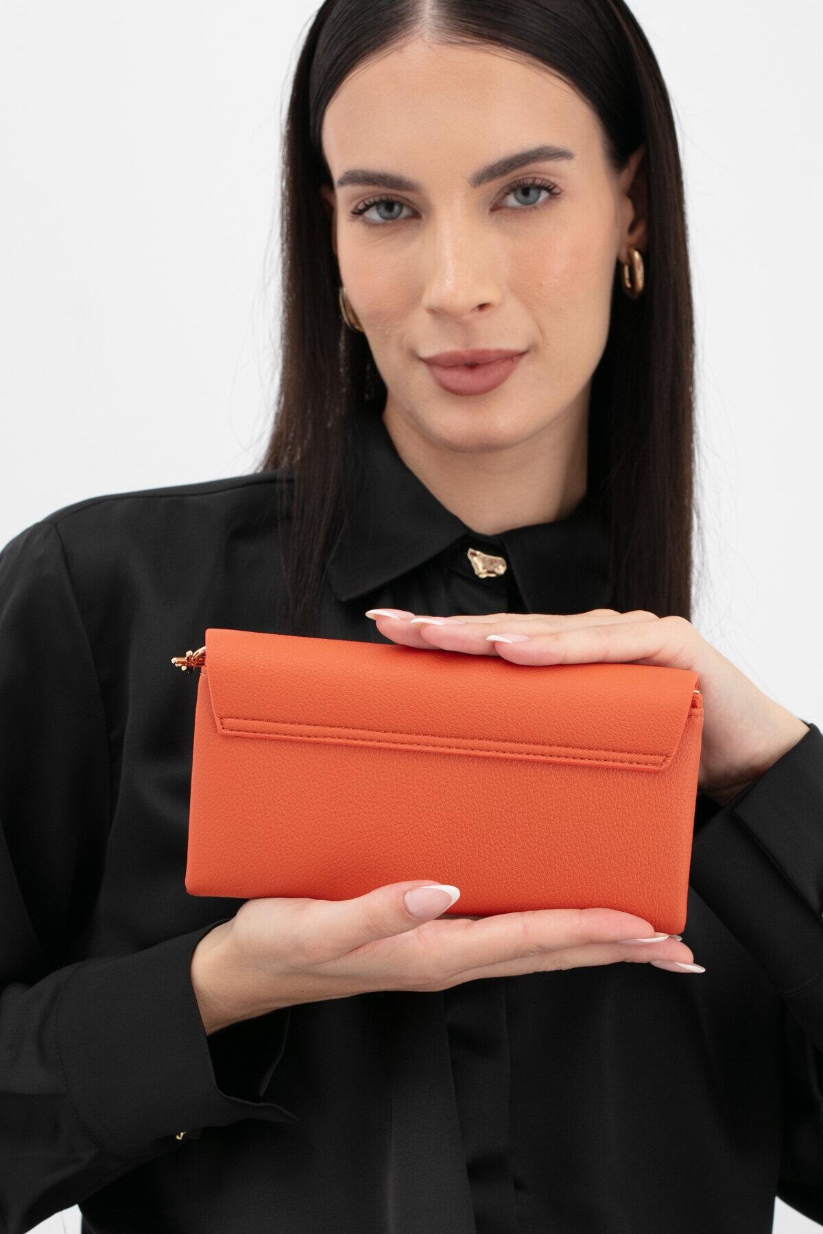 United Colors Of Benetton Kadın Cüzdan BNT_1633 Turuncu