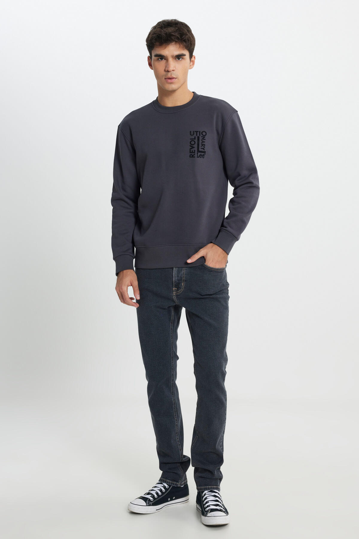Lee Sweatshirt L24216633W Antrasit
