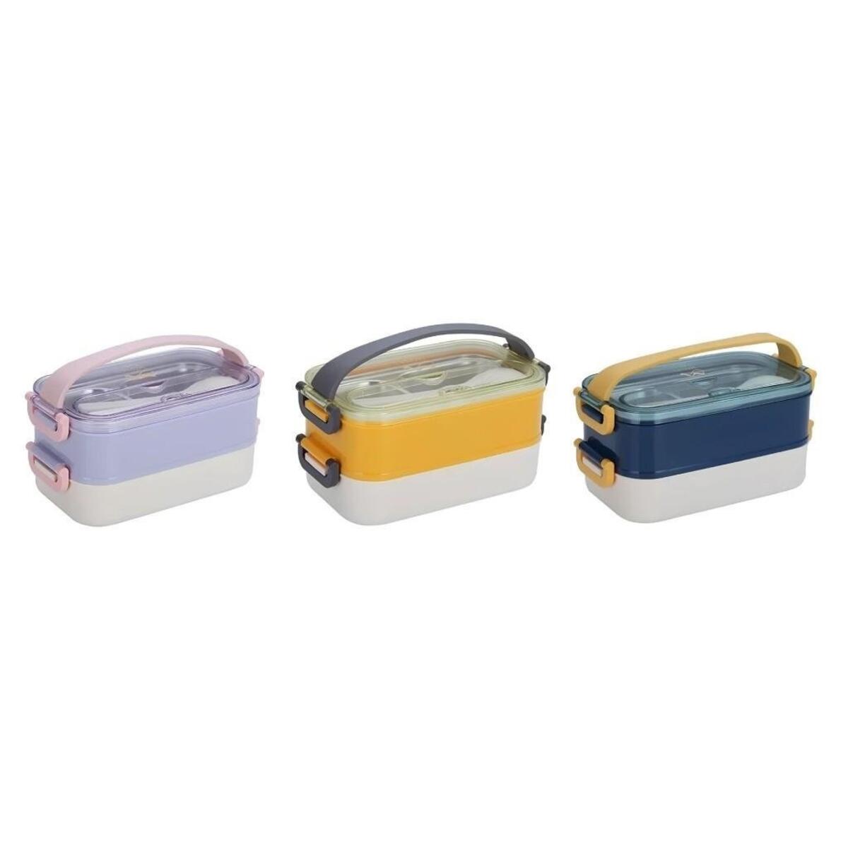 Vagonlife Lunchbox 3 Bölmeli Paslanmaz Çelik 1400Ml XC-462
