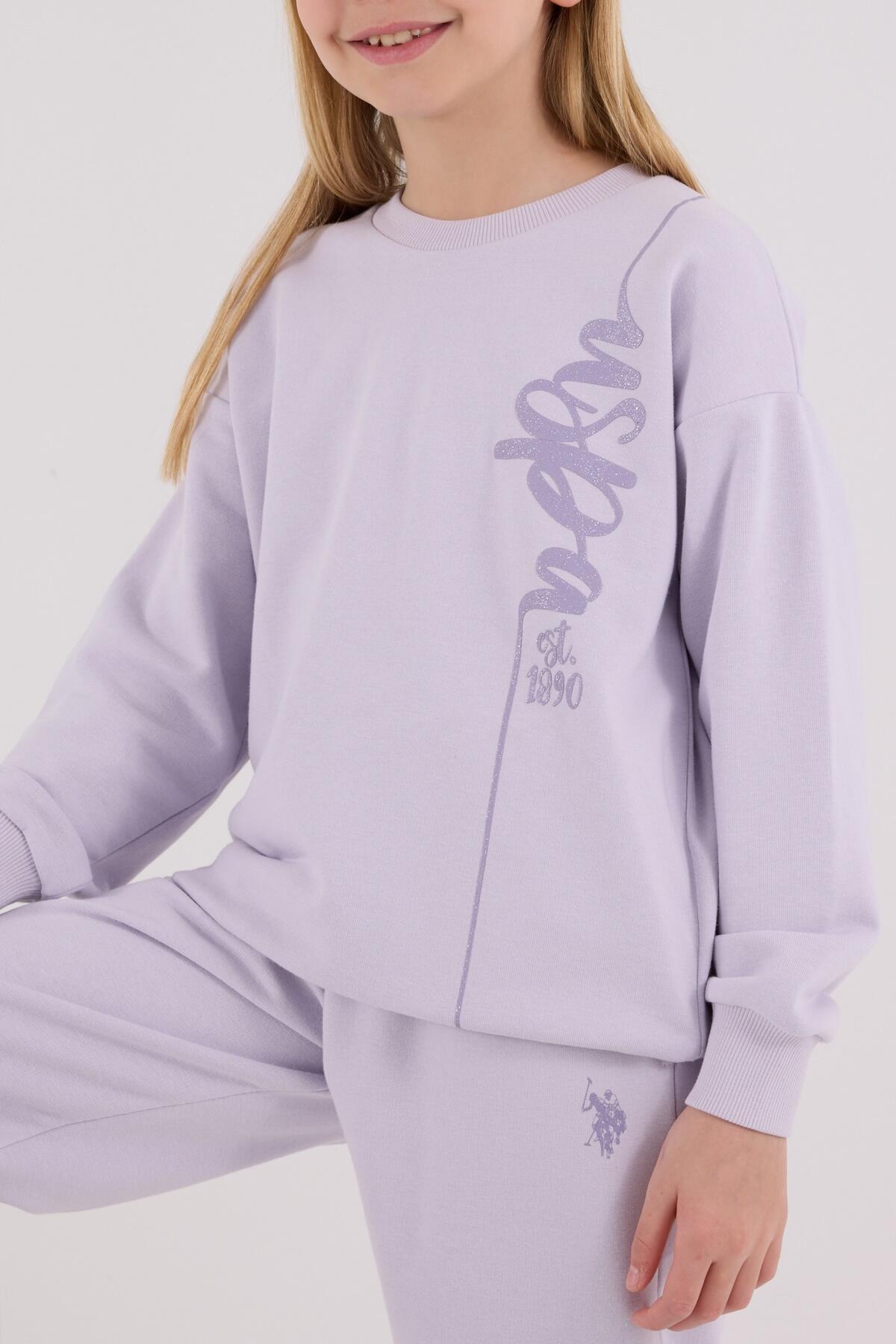 U.S Polo Assn. Eşofman Takımı Kız Çocuk US2304-G Lila