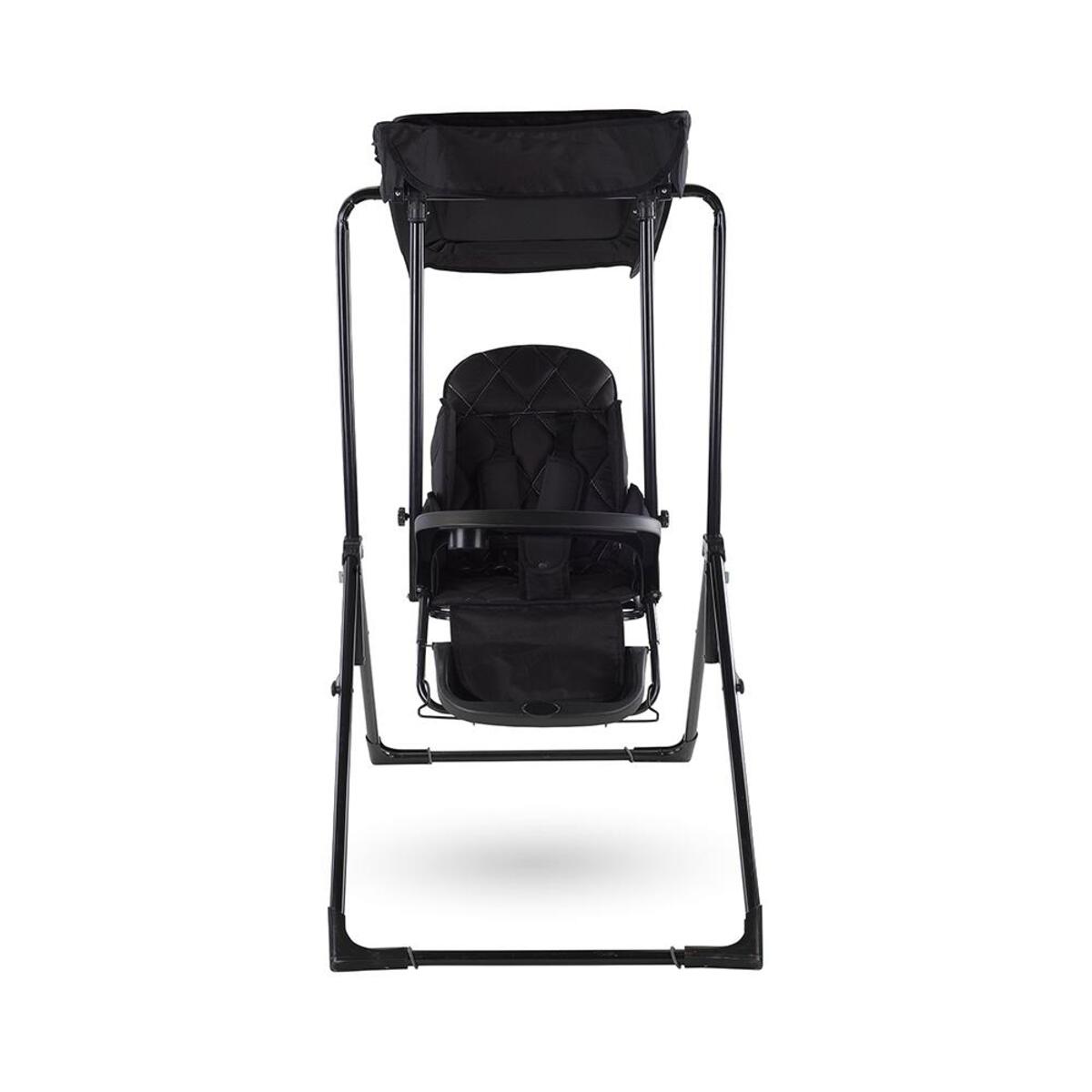 Babyhope Salıncak Lüks Yatarlı 804 Kırçıllı Siyah