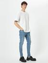 Koton Pantolon 4SAM40057ND Açık İndigo 34 32