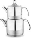 Schafer Çaydanlık Ada Büyük Metal 1S0002-15001-Inx06 İnox