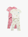 Koton Set Kız Bebek 5SMG10122AK Ekru Desenli