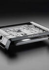 Korkmaz Izgara Mangalet Bbq Granit A333-02 Siyah