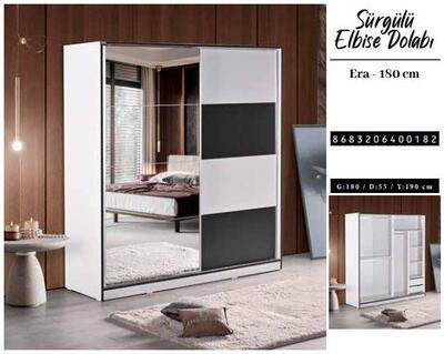 Chancolye Elbise Dolabı Sürgülü Era 180 Cm