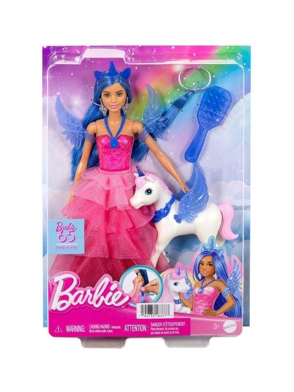 Barbie Mavi Saçlı Prenses Bebek MTL-HRR16