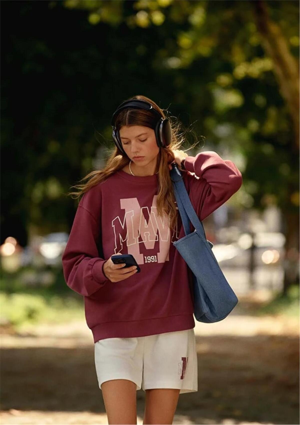Mavi Sweatshirt M1S10162-70399 Bordo