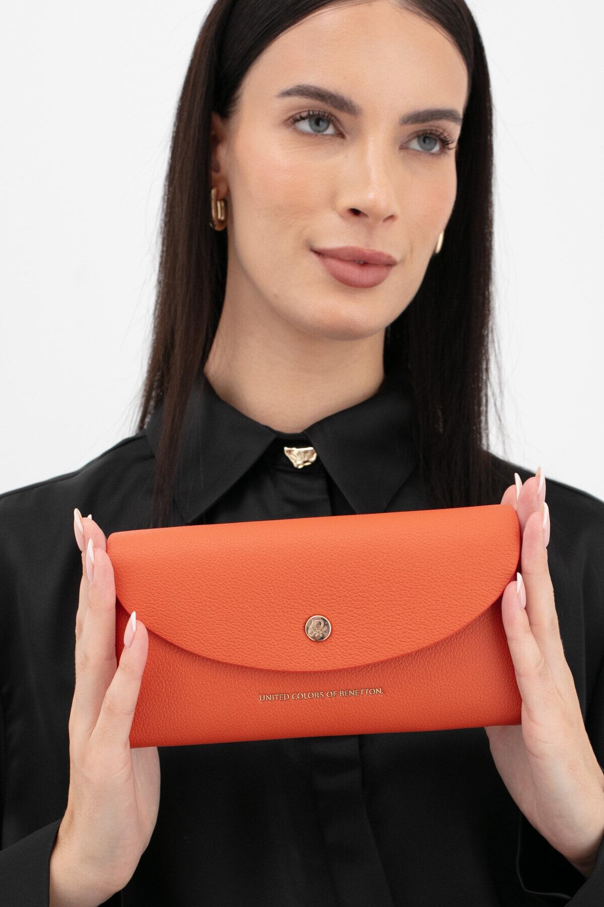 United Colors Of Benetton Kadın Cüzdan BNT_1633 Turuncu