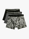 Koton Boxer 4WLM90019MK Gri Desenli