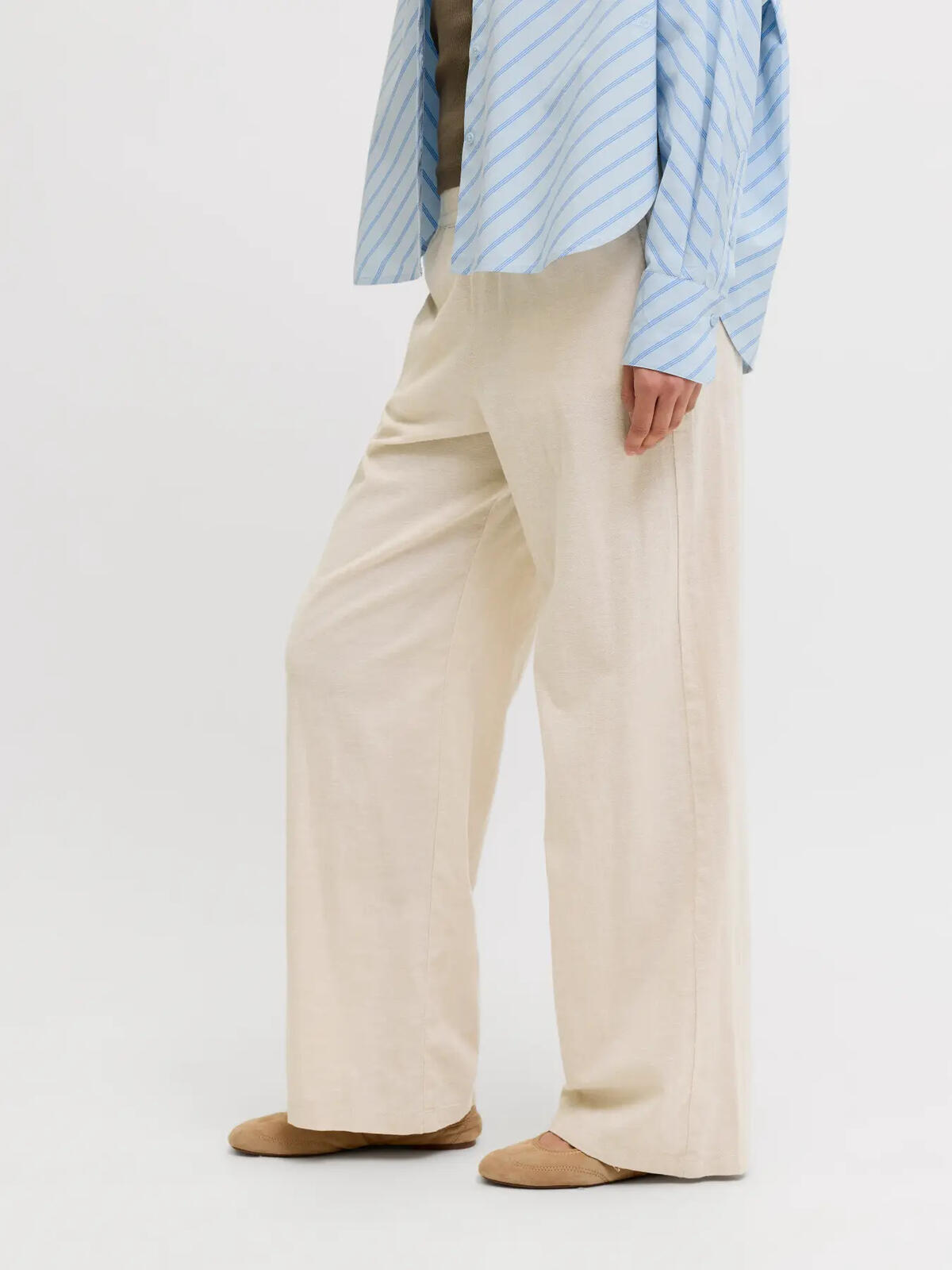 Jjxx Kadın Pantolon 12253952 Krem