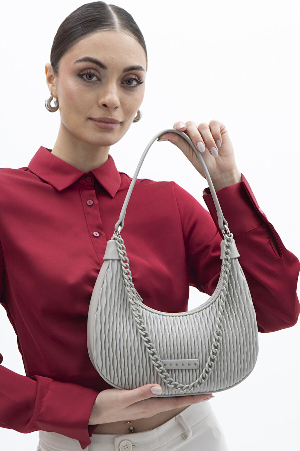 Sisley Kadın Kol Çantası SLY_208 Mavi